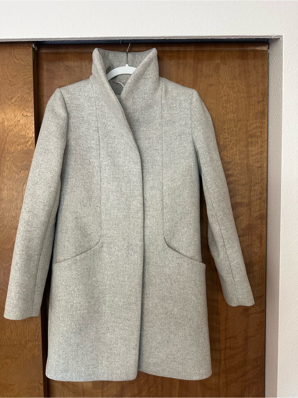 Aritzia (Wilfred) Grey Cocoon Coat Xs